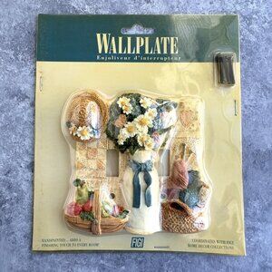 FIGI Double Light Switch Plate Cover Simple Pleasure Grandma Cottagecore Country